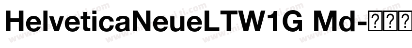 HelveticaNeueLTW1G Md字体转换